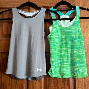 Lot of 2 Girls Size 8 Active Tank Tops